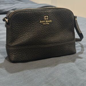 Kate Spade Black Leather Crossbody Bag